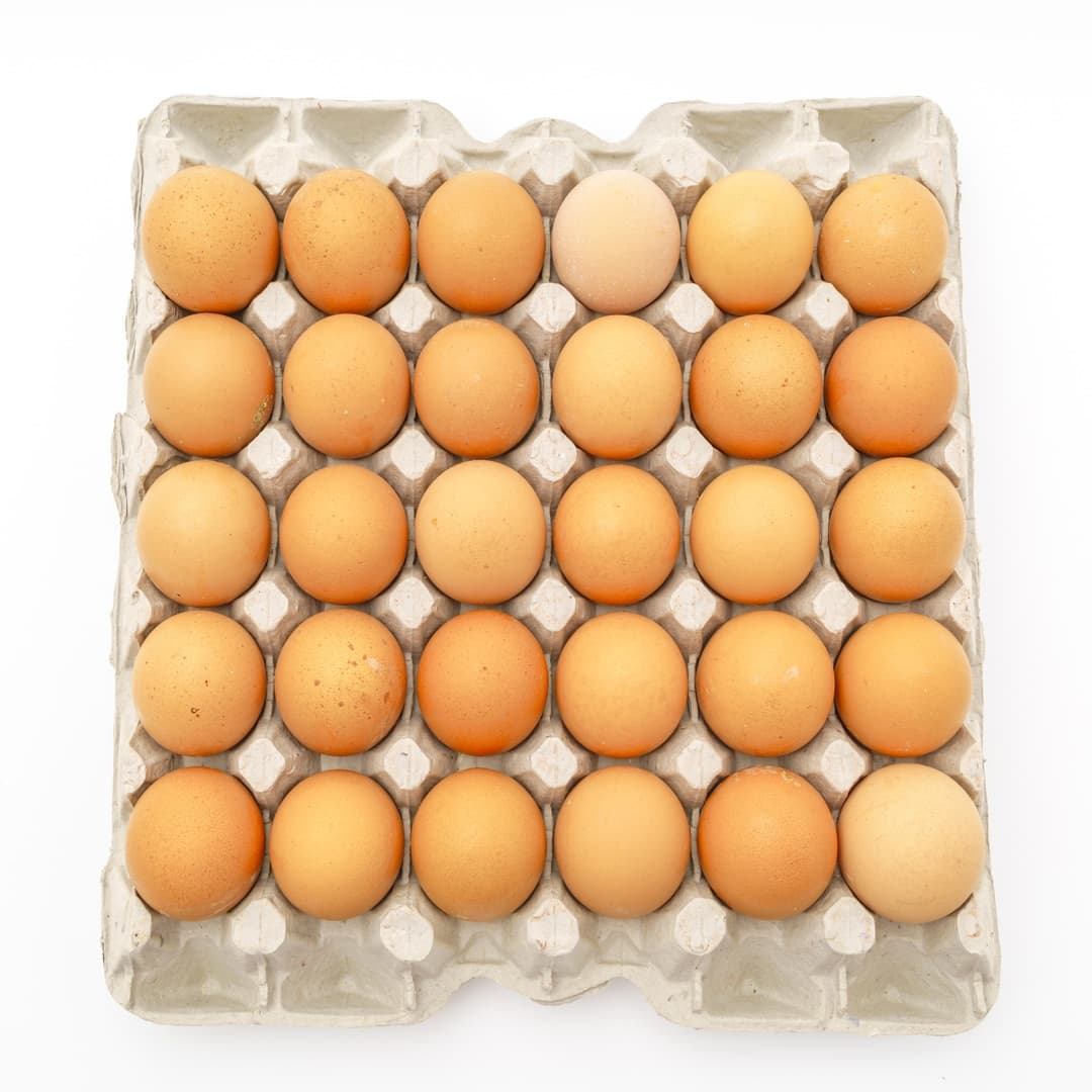 Crate of eggs